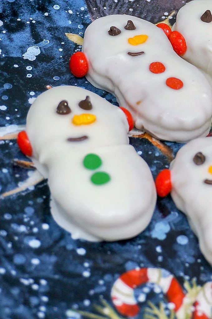 nutter butter snowman cookies