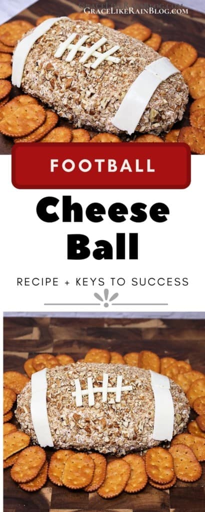 Football Shaped Cheese Ball