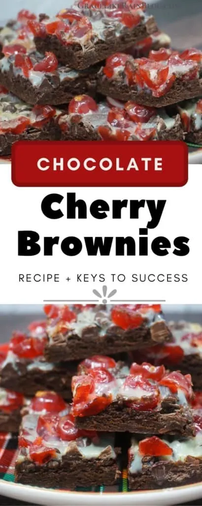 Chocolate Covered Cherry Brownies