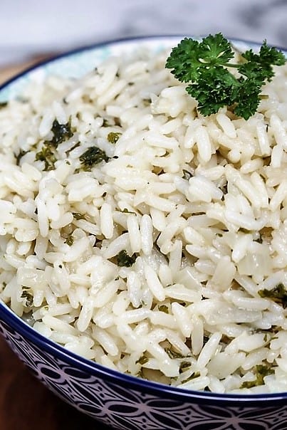 Seasoned Rice with Bay Leaf