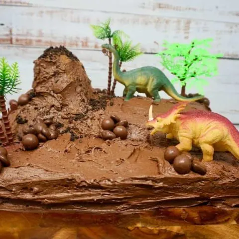 Chocolate Dinosaur Cake