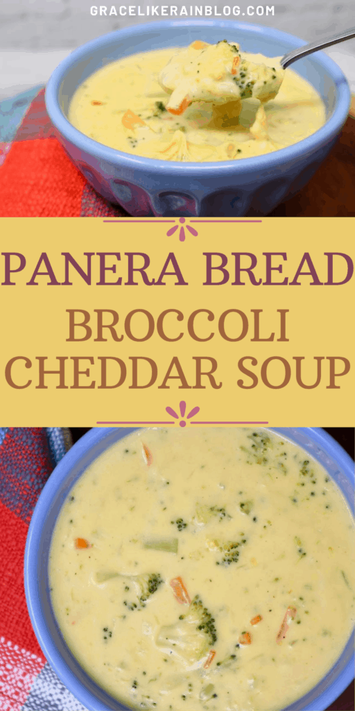 Panera Bread Broccoli Cheddar Soup Recipe