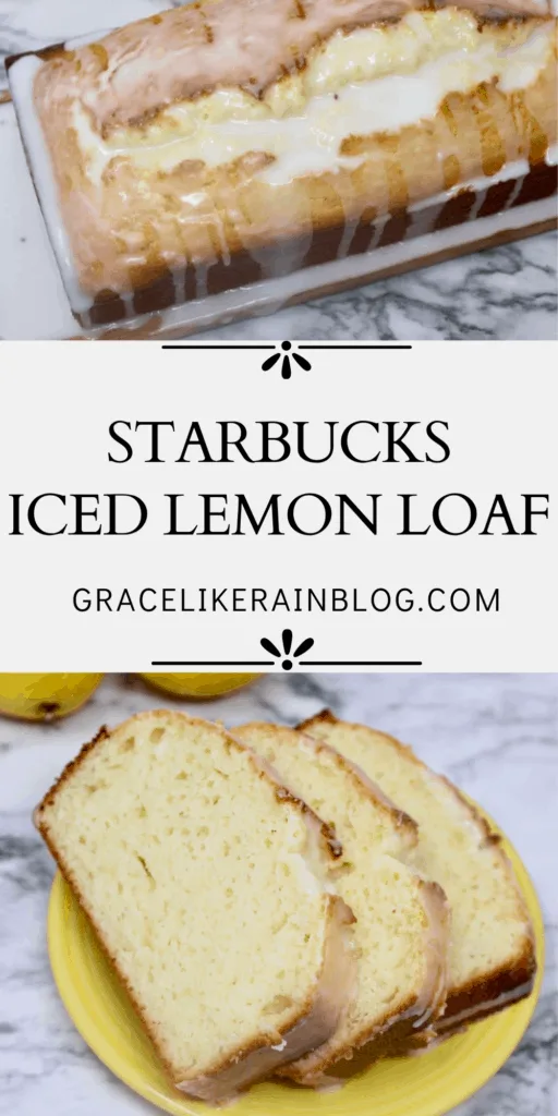 starbucks Iced lemon Loaf