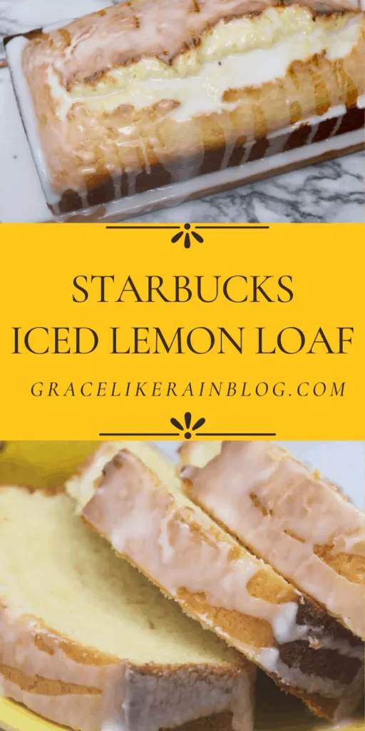Starbucks Iced Lemon Loaf