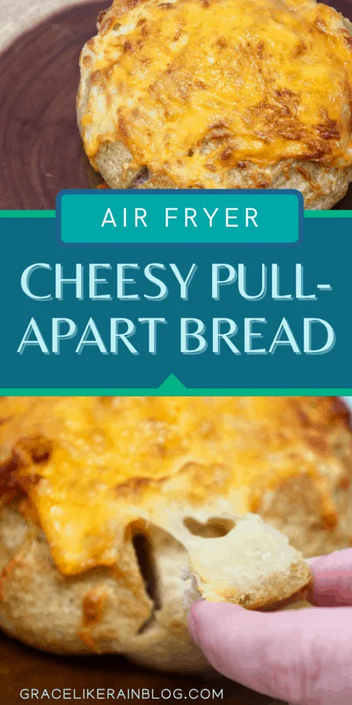 Air Fryer Cheesy Pull-Apart Bread
