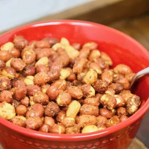 Spicy Peanuts in the Air Fryer
