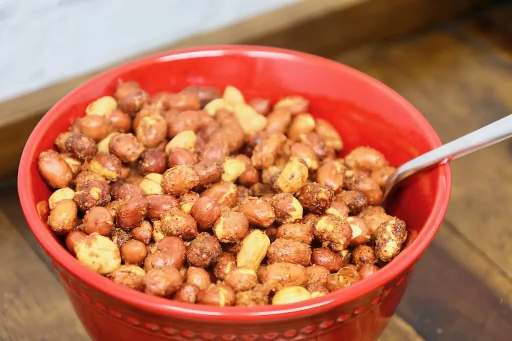 Spicy Peanuts in the Air Fryer