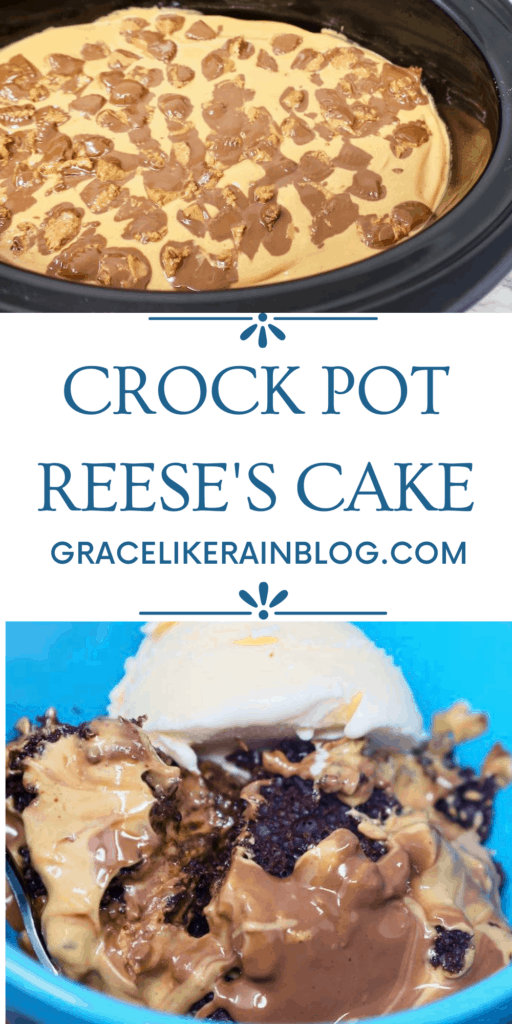 Crock Pot Reese's Chocolate and Peanut Butter Cake