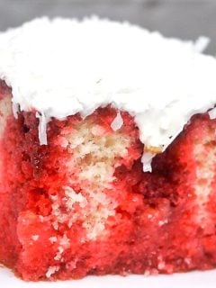 Raspberry Zinger Poke cake recipe