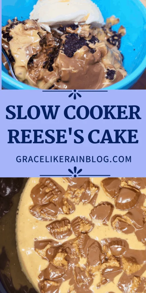 Crock Pot Reese's Cake