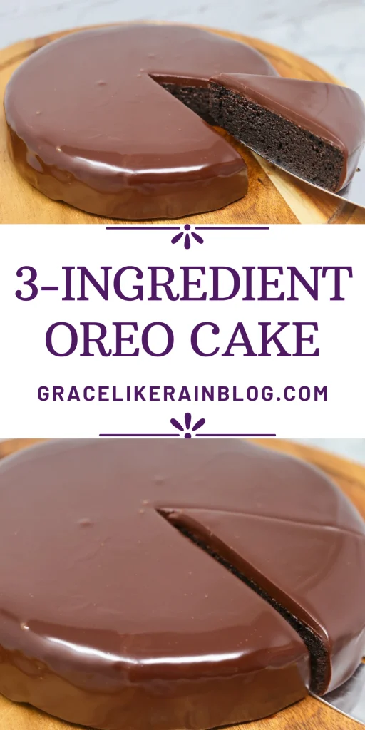 3-Ingredient Oreo Cake in the Air Fryer