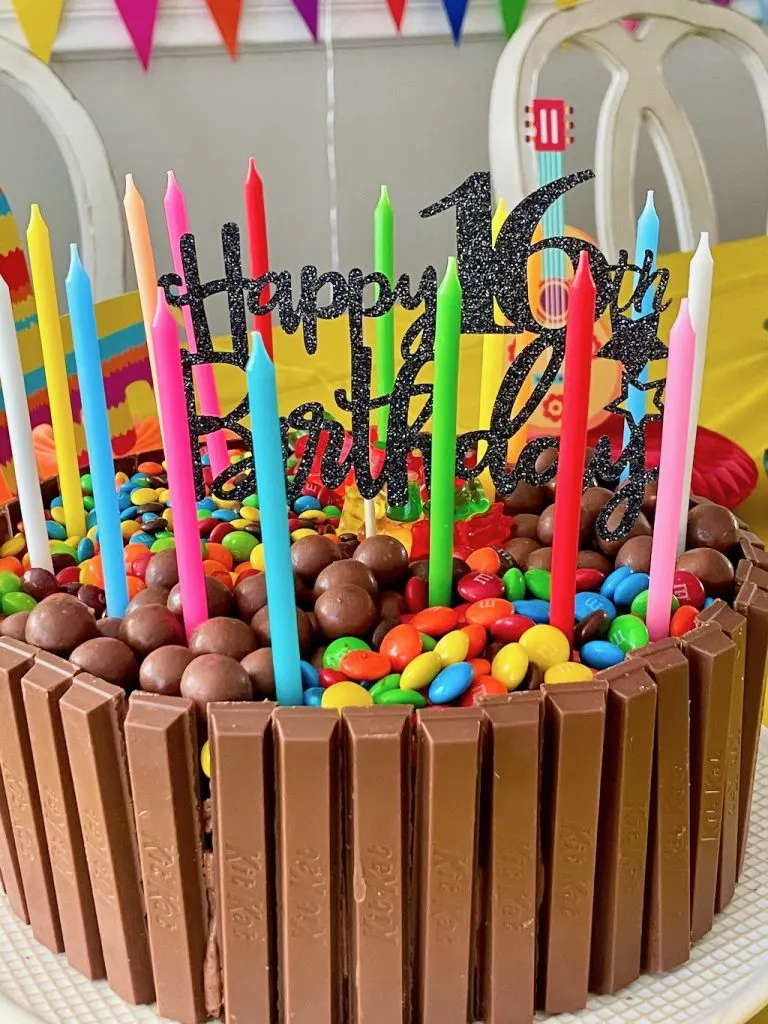 Kit Kat Cake for 16th birthday party