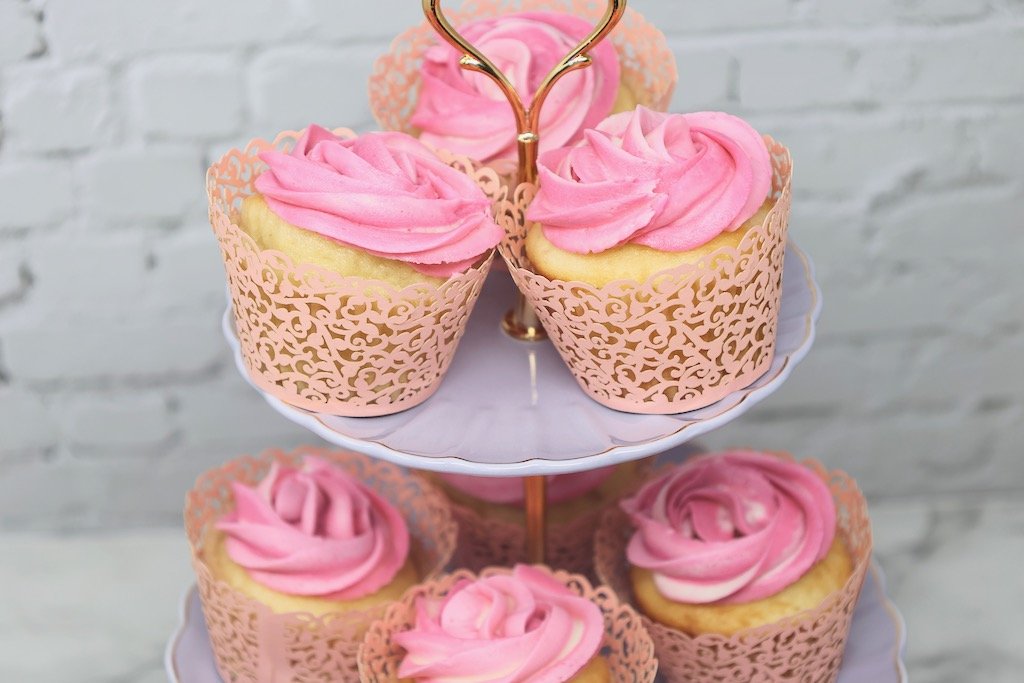 Sweet 16 Pink Birthday Cupcakes