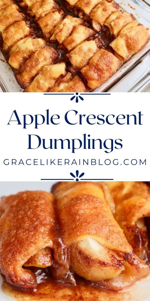 Apple Crescent Dumplings with Sprite