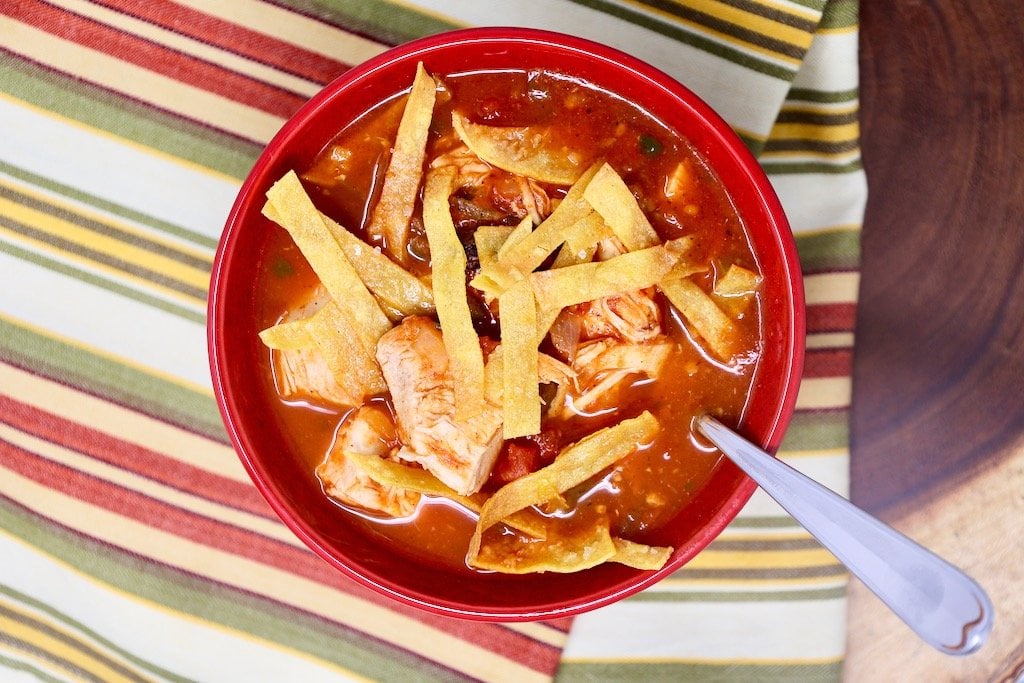 easy Chicken Tortilla Soup Recipe