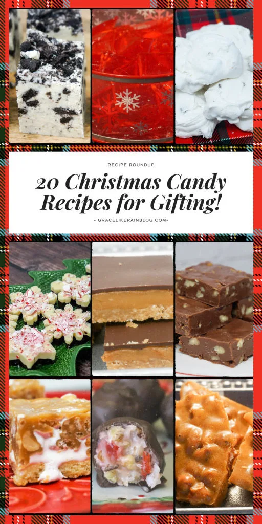 20 Christmas Candy Recipes to make for gifts