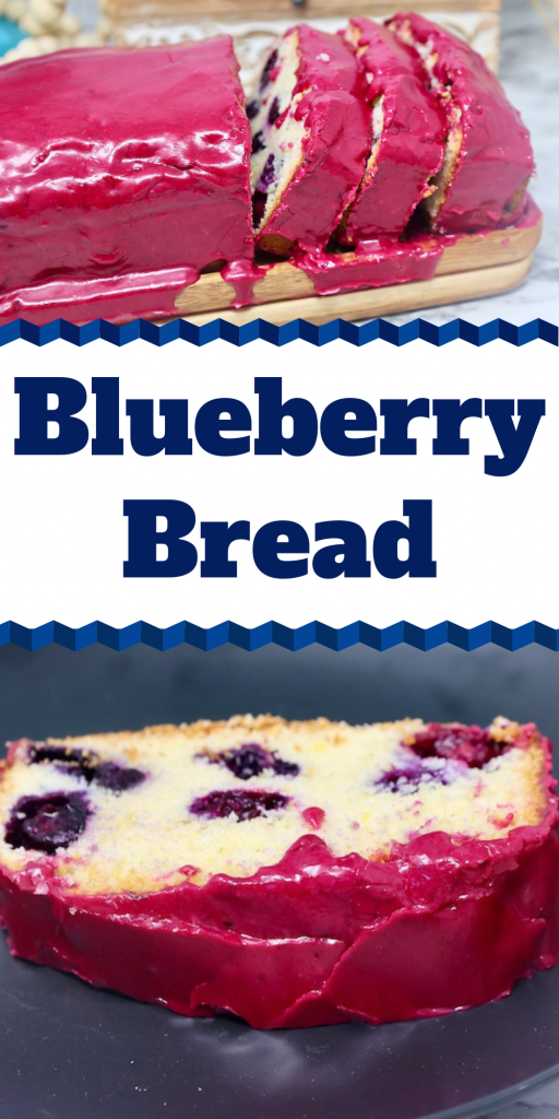 Glazed Blueberry Bread