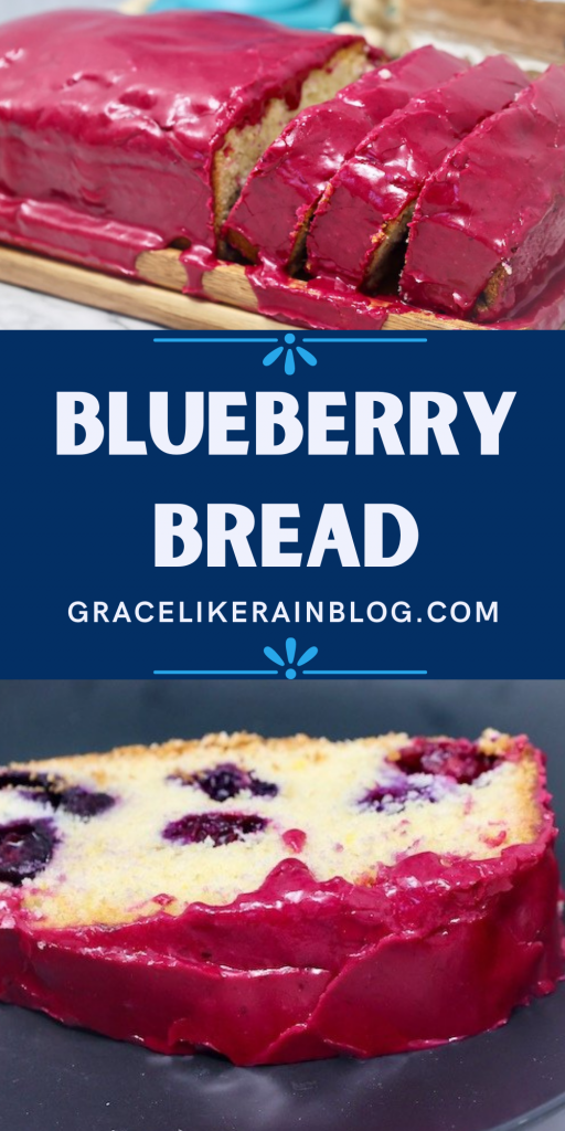 Glazed Blueberry Bread Recipe