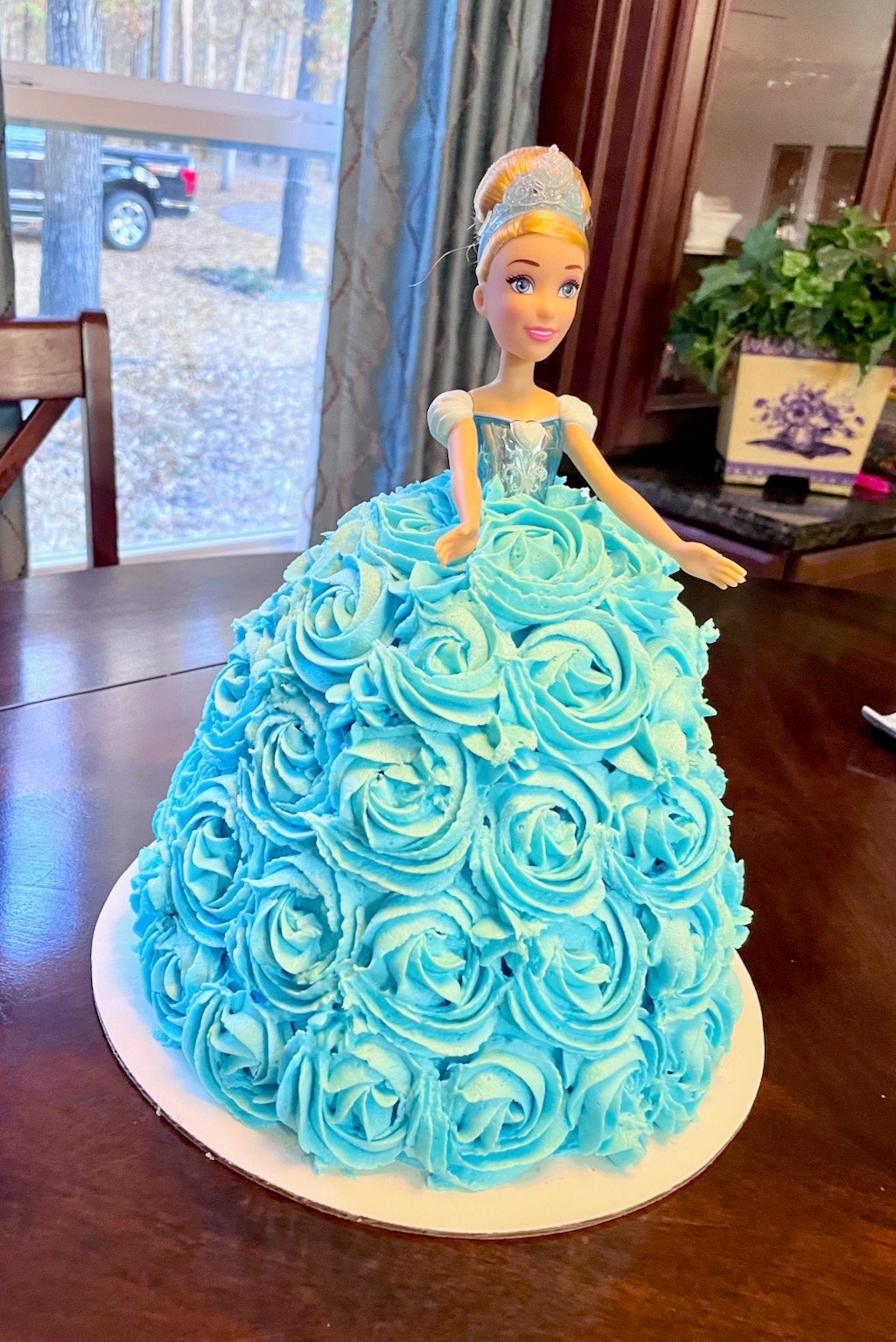 Cinderella Barbie Doll Cake