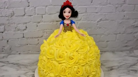Snow White Doll Dress Cake