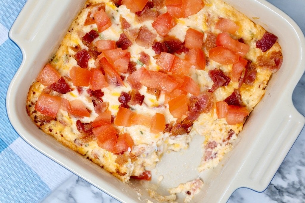 BLT Cheese Dip with Ranch Dressing