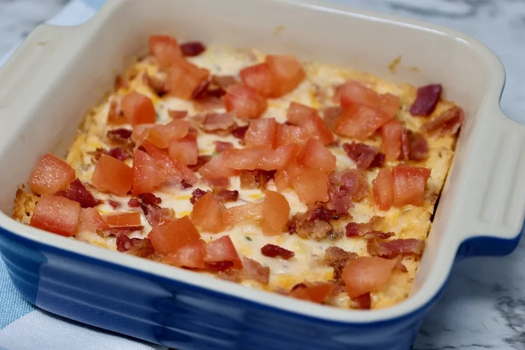 BLT Cheese Dip with Ranch dressing