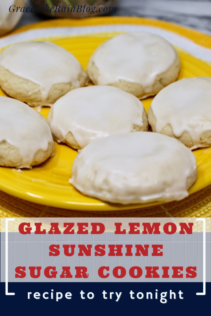 Glazed Lemon Sunshine Sugar Cookies