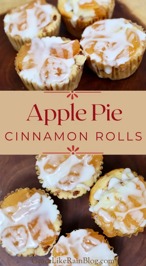 Apple Pie Cinnamon Roll Cups