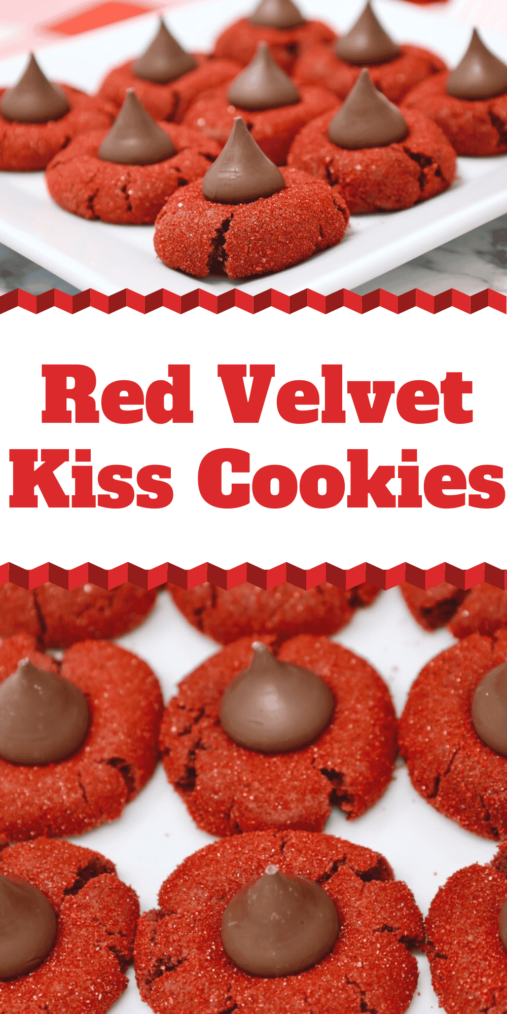 Red Velvet Chocolate Kiss Cookies Grace Like Rain Blog