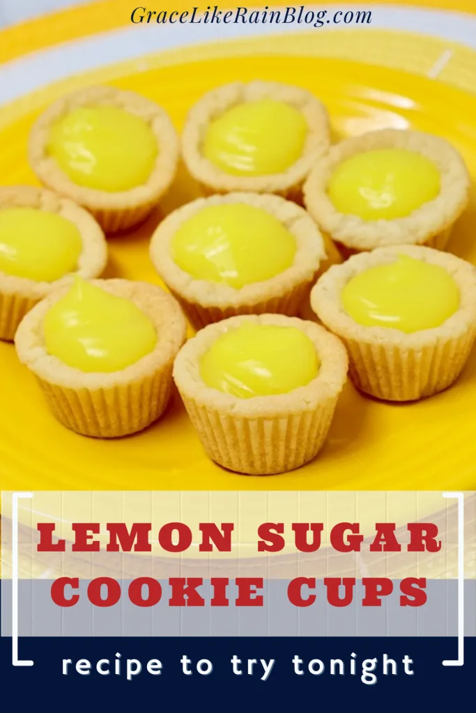 Lemon Sugar Cookie Cups