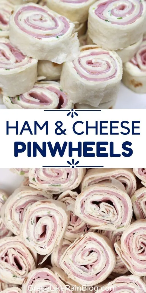 Ham and Cheese pinwheels with tortillas