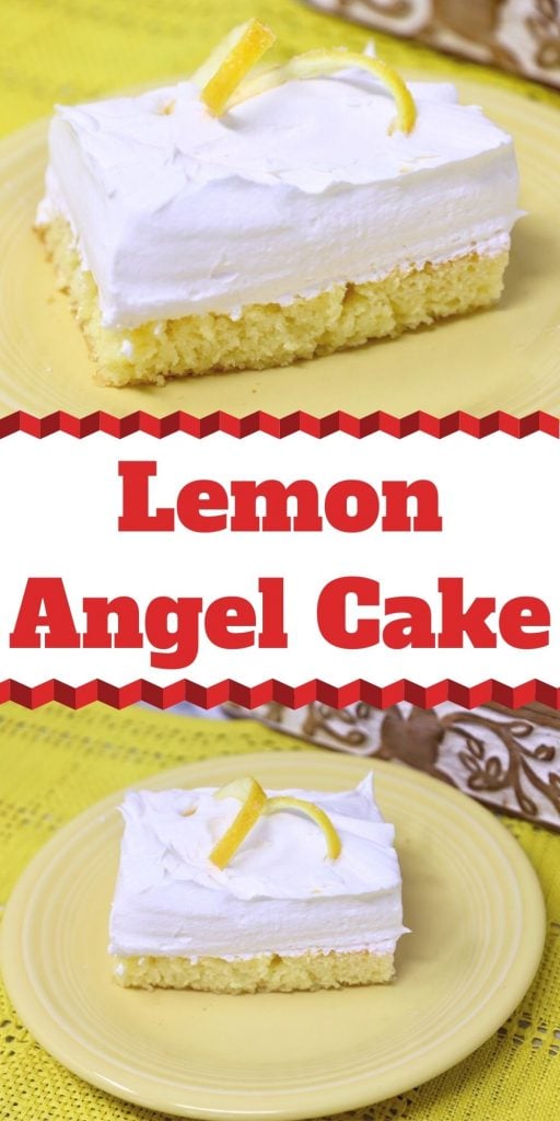 Lemon Angel Food Cake