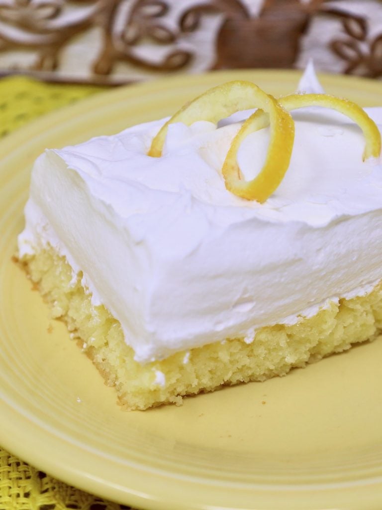 Lemon Angel Food Cake