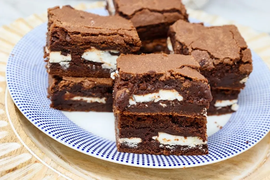 Brownies with York peppermint patties