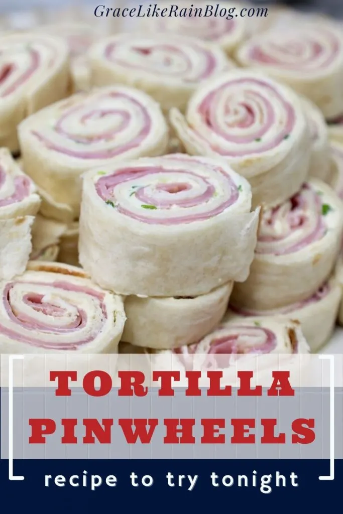 tortilla pinwheels with ham and cream cheese