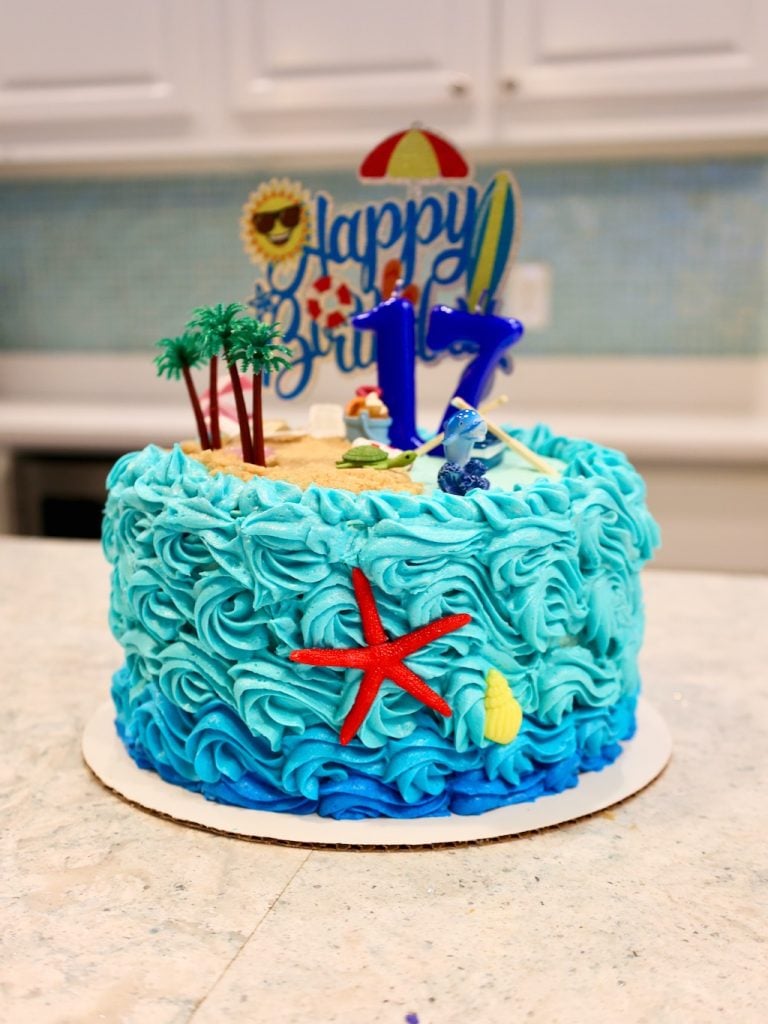 Pool Party Edible Cake Wrap or Splash Cake Topper - Etsy