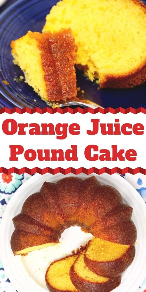 Orange Juice Pound Cake