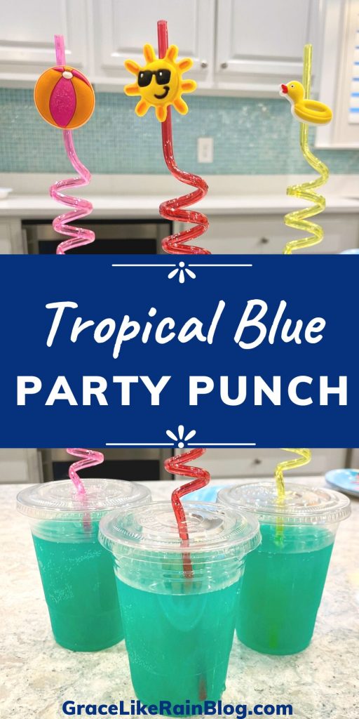Tropical Blue Party Punch recipe