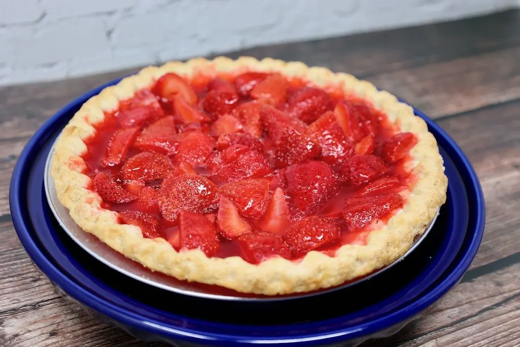 strawberry pie with jello