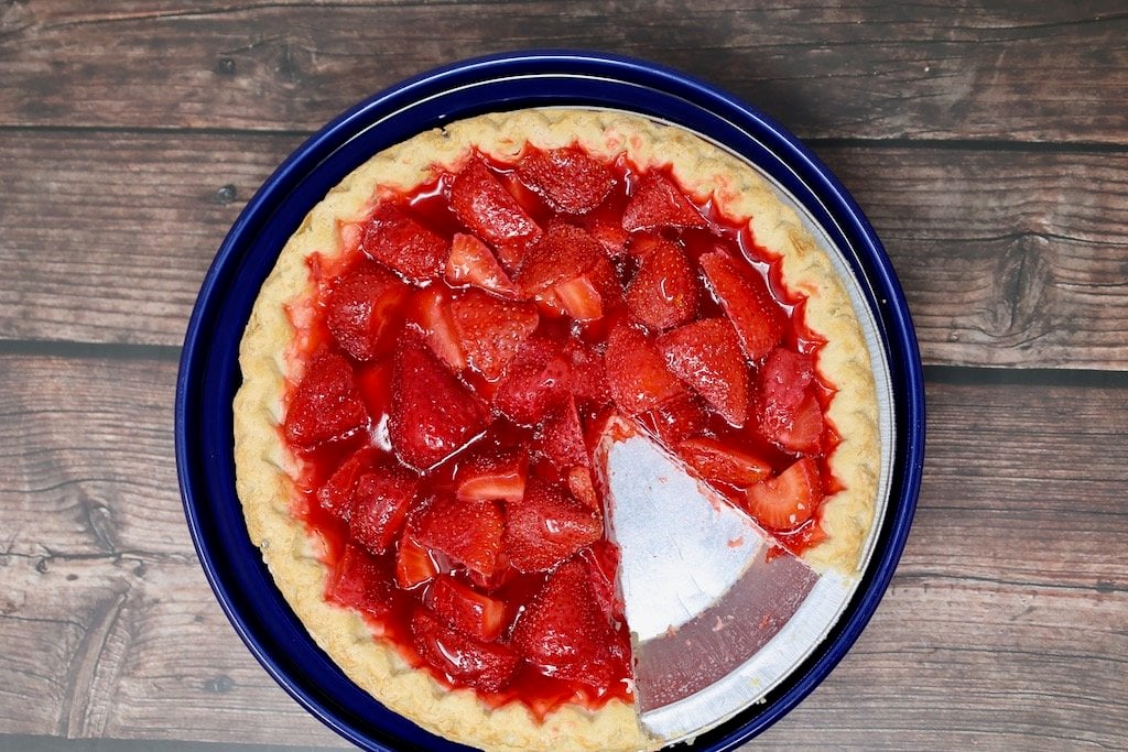 strawberry pie with jello