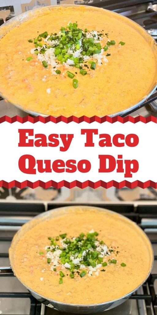 Easy Taco Queso Dip