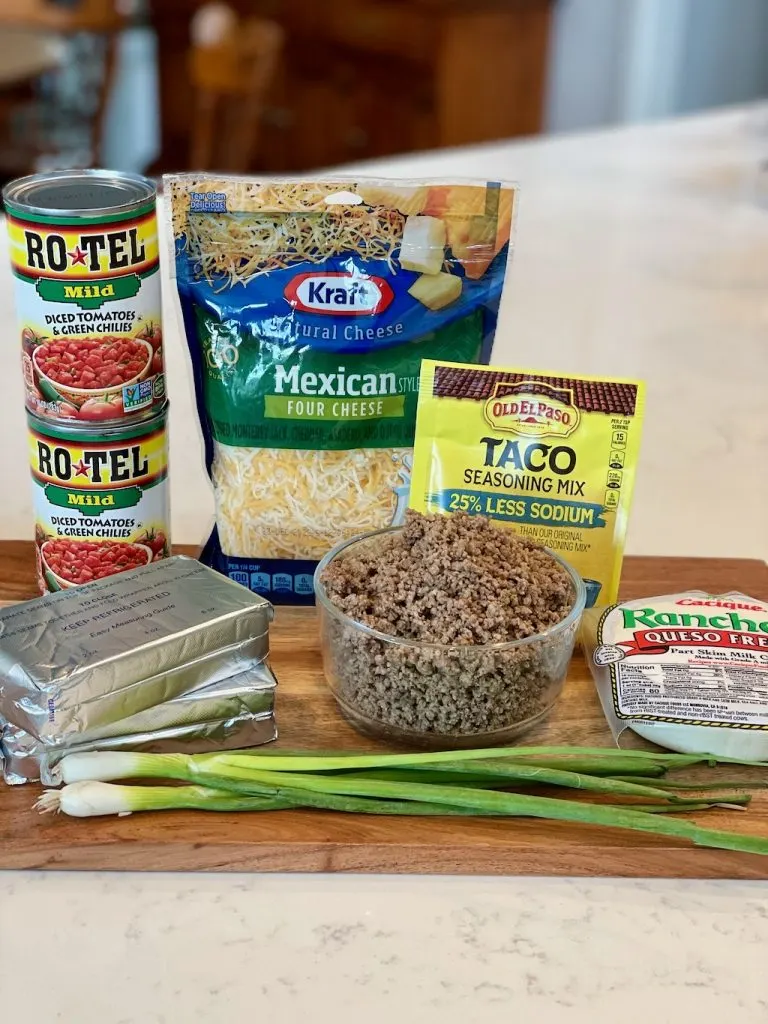 Easy Taco Queso Ingredients