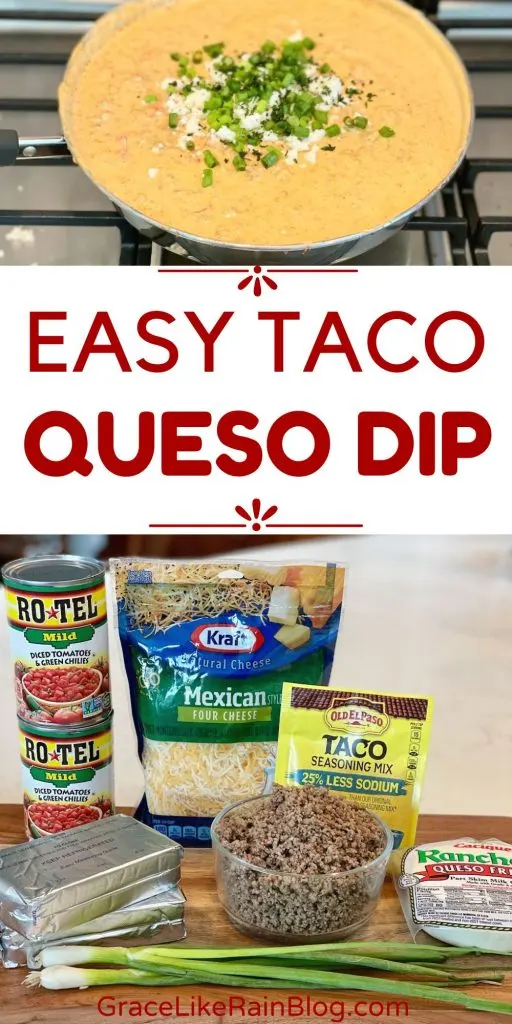 Easy Taco Queso Dip