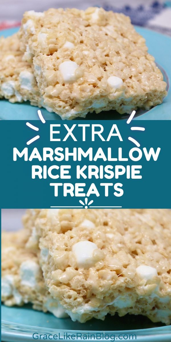 Extra Marshmallowy Rice Krispie Treats - Grace Like Rain Blog
