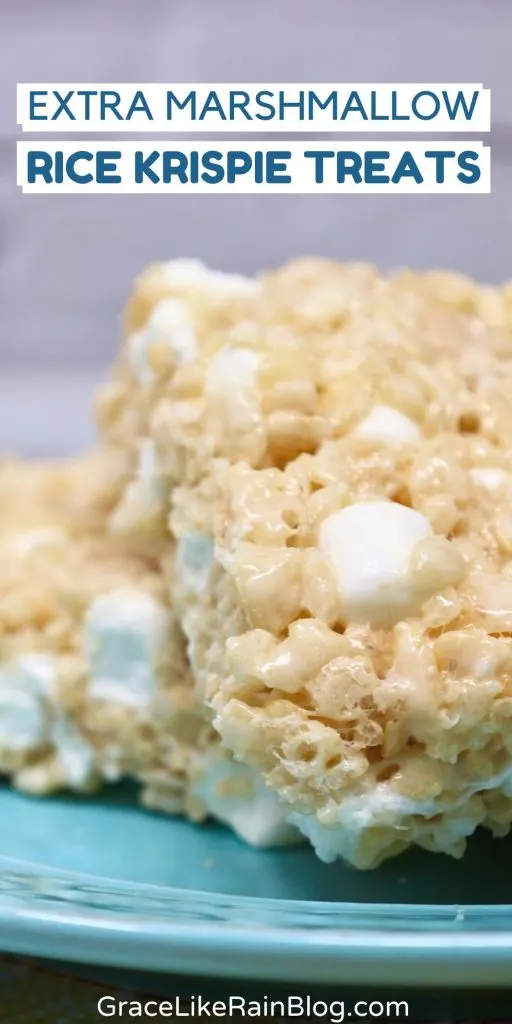 Rice Krispie Treats with Extra Marshmallows