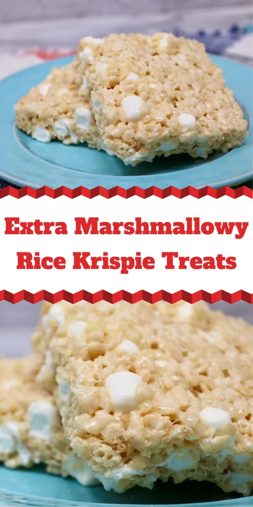 Extra Marshmallow Rice Krispie Treats
