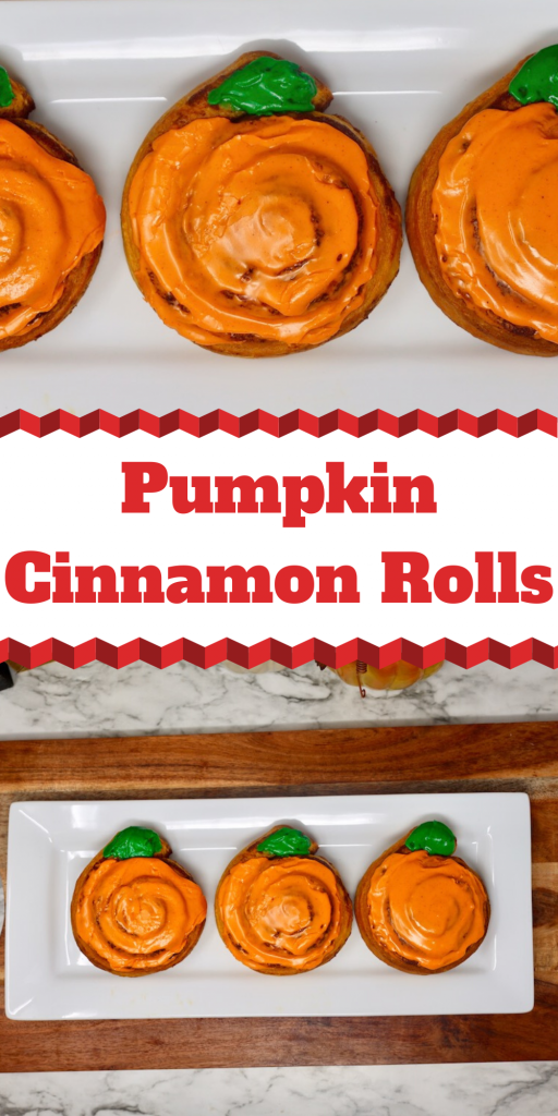 Pumpkin Cinnamon Rolls with Refrigerated Cinnamon Roll Dough