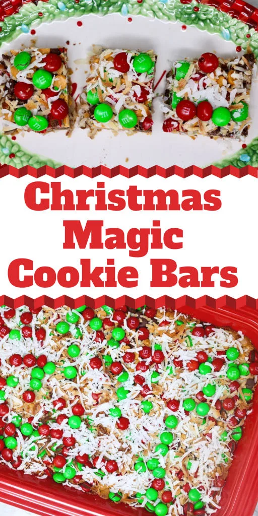 Christmas Magic Seven Layer Cookie Bars