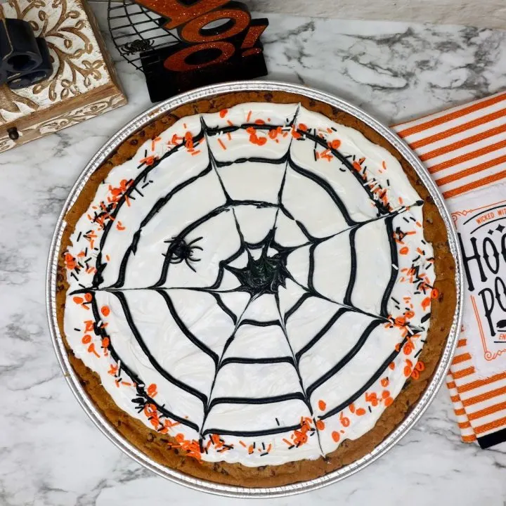 Spider Web Cookie cake recipe