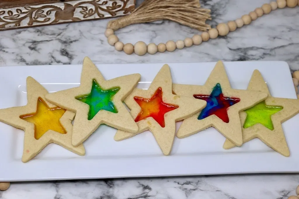 Stained glass cookies